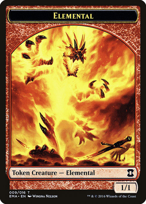 Elemental from Eternal Masters Tokens