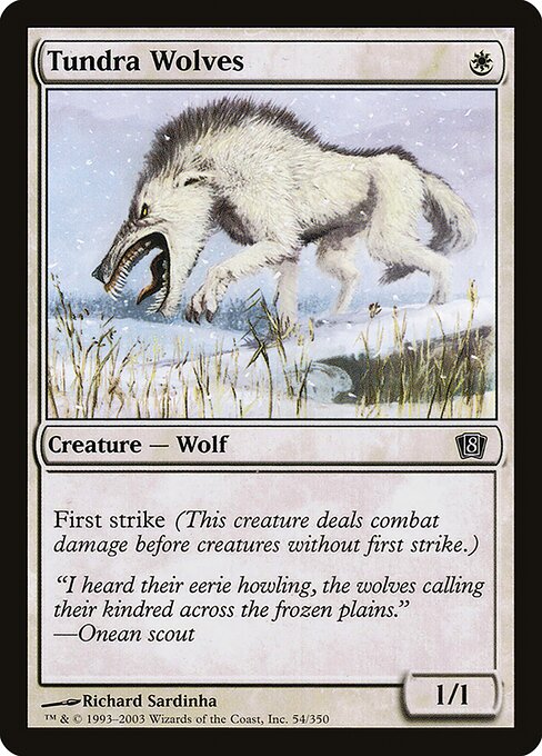 Tundra Wolves from Eighth Edition
