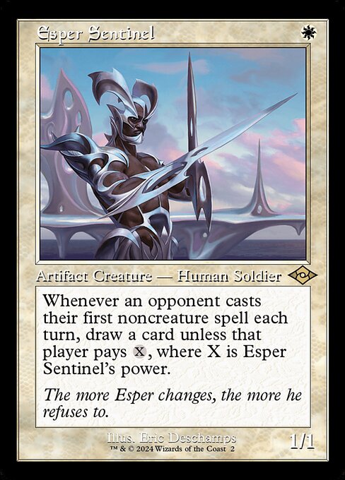 Esper Sentinel highlighted card art
