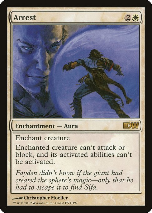 Arrest from IDW Comics Inserts