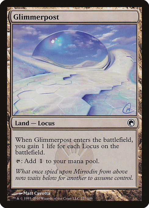 Glimmerpost from Scars of Mirrodin