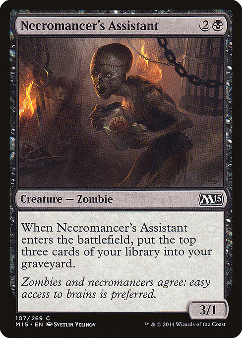 Necromancer's Assistant highlighted card art