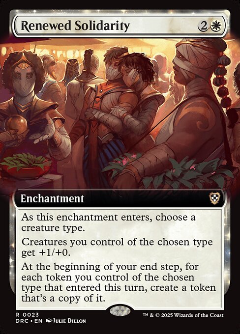 Renewed Solidarity highlighted card art