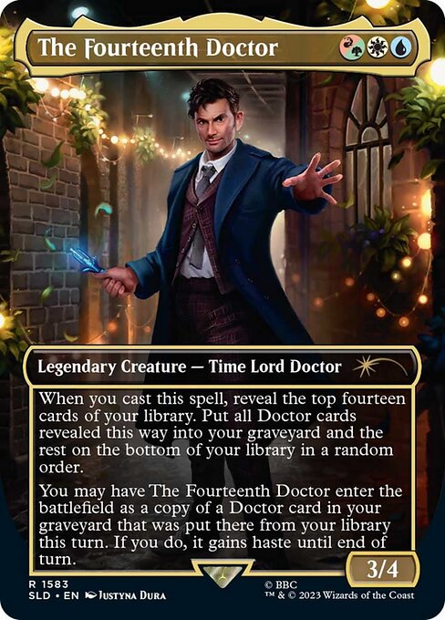 The Fourteenth Doctor highlighted card art
