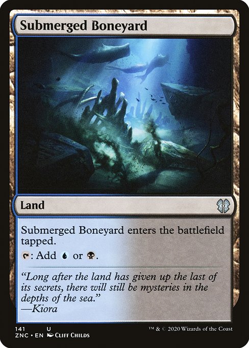 Submerged Boneyard from Zendikar Rising Commander