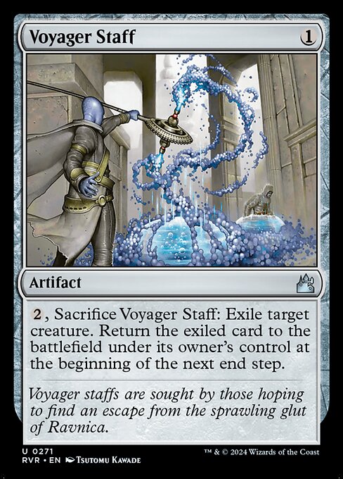 Voyager Staff highlighted card art