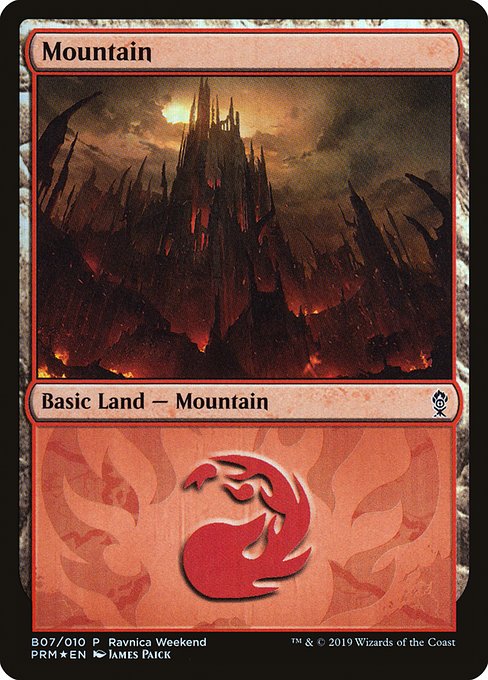 Mountain from RNA Ravnica Weekend