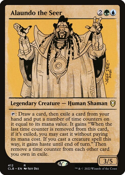 Alaundo the Seer from Commander Legends: Battle for Baldur's Gate