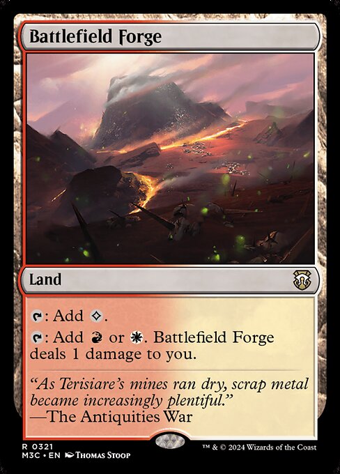 Battlefield Forge from Modern Horizons 3 Commander