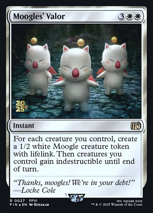 Moogles' Valor from Final Fantasy Promos