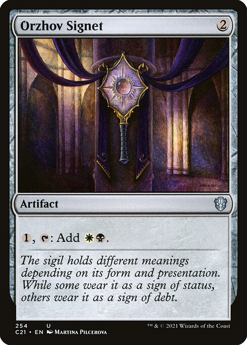 Orzhov Signet from Commander 2021