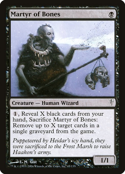 Martyr of Bones highlighted card art