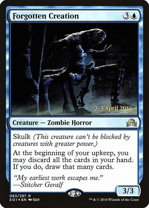 Forgotten Creation from Shadows over Innistrad Promos