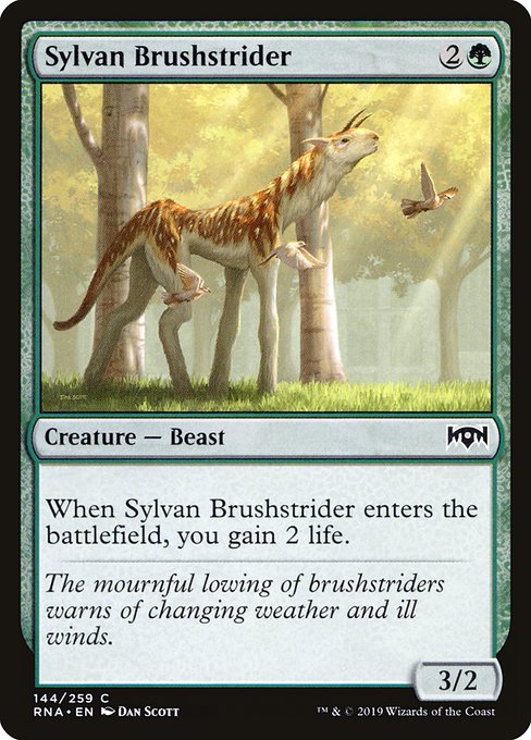 Sylvan Brushstrider from Ravnica Allegiance