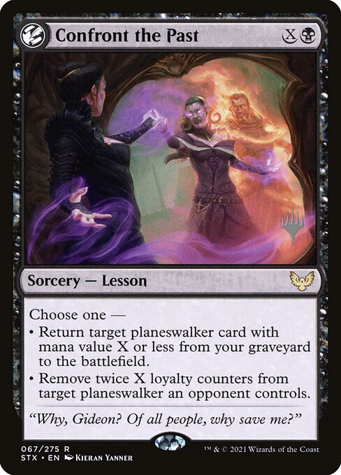 Confront the Past from Strixhaven: School of Mages Promos