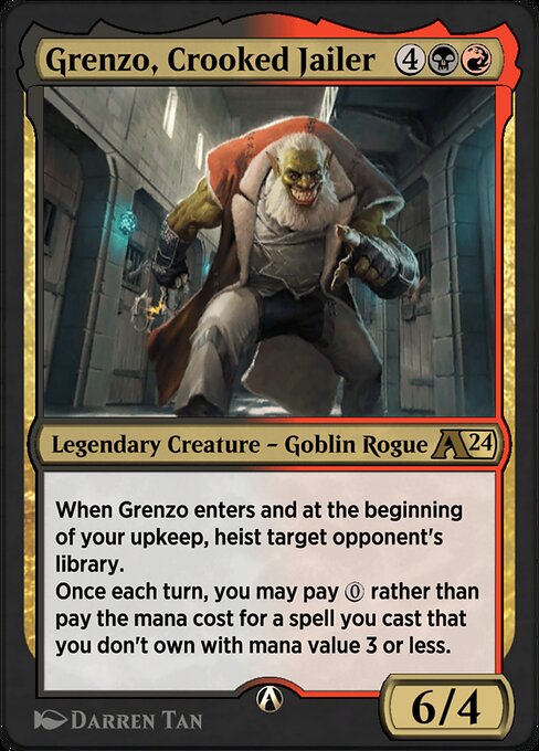 Grenzo, Crooked Jailer highlighted card art