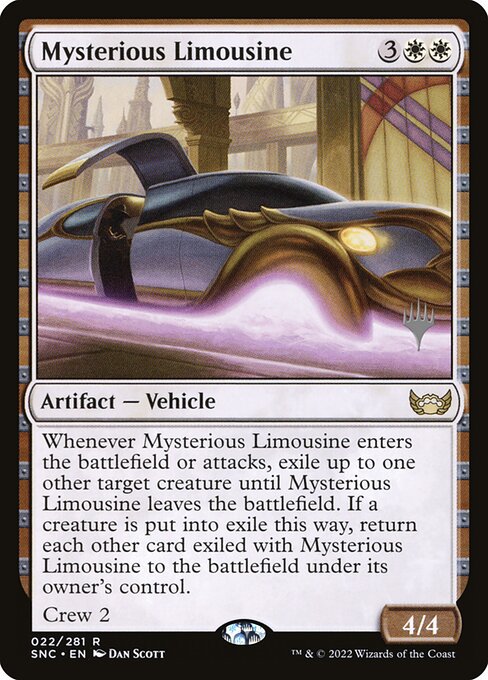 Mysterious Limousine from Streets of New Capenna Promos