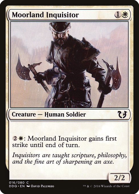 Moorland Inquisitor from Duel Decks: Blessed vs. Cursed