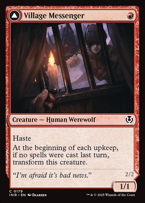 Village Messenger // Moonrise Intruder from Innistrad Remastered