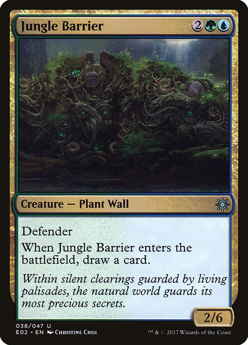 Jungle Barrier from Explorers of Ixalan