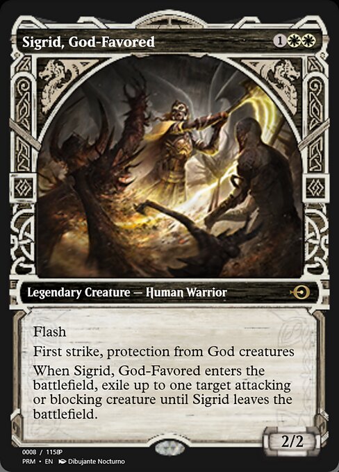 Sigrid, God-Favored highlighted card art