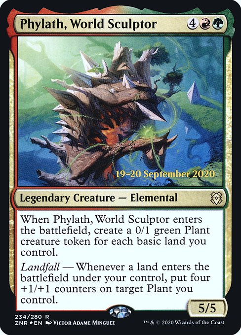 Phylath, World Sculptor from Zendikar Rising Promos