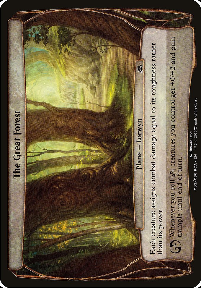 The Great Forest from Planechase Anthology Planes