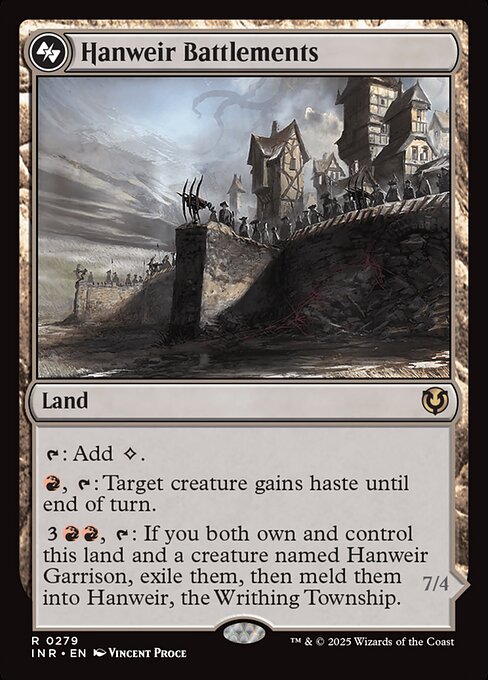 Hanweir Battlements highlighted card art
