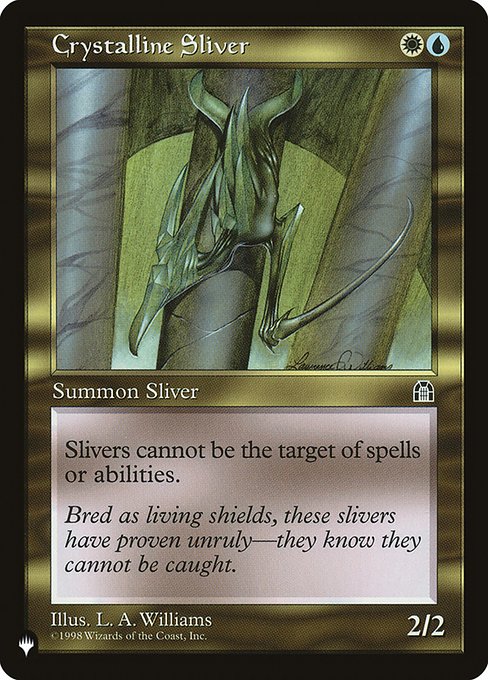 Crystalline Sliver from The List