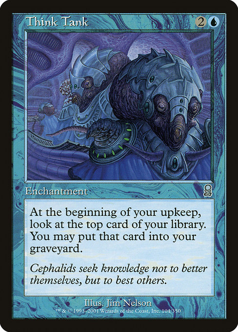 Think Tank highlighted card art