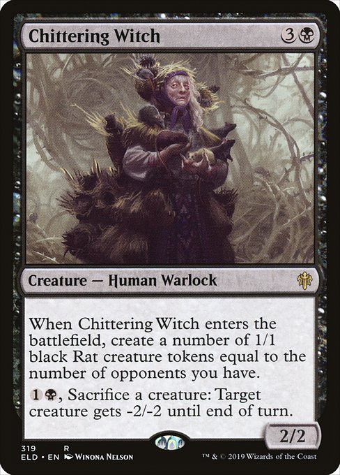 Chittering Witch from Throne of Eldraine