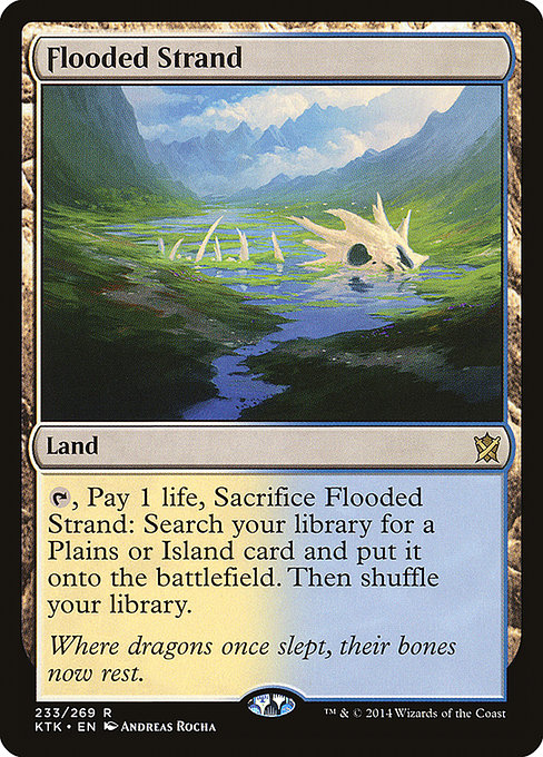 Flooded Strand from Khans of Tarkir