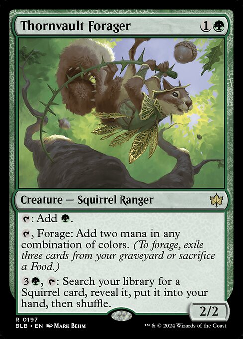Thornvault Forager from Bloomburrow