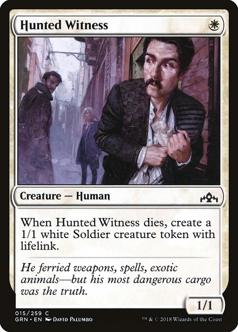 Hunted Witness highlighted card art