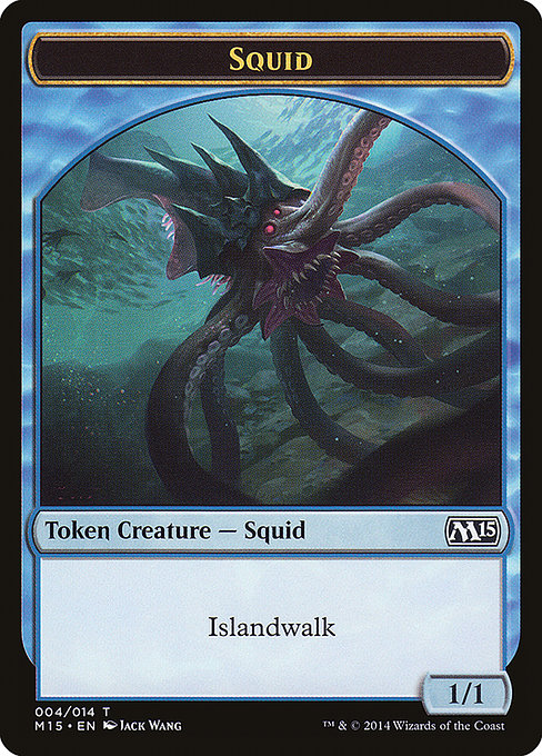 Squid from Magic 2015 Tokens