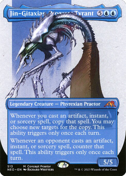 Jin-Gitaxias, Progress Tyrant highlighted card art