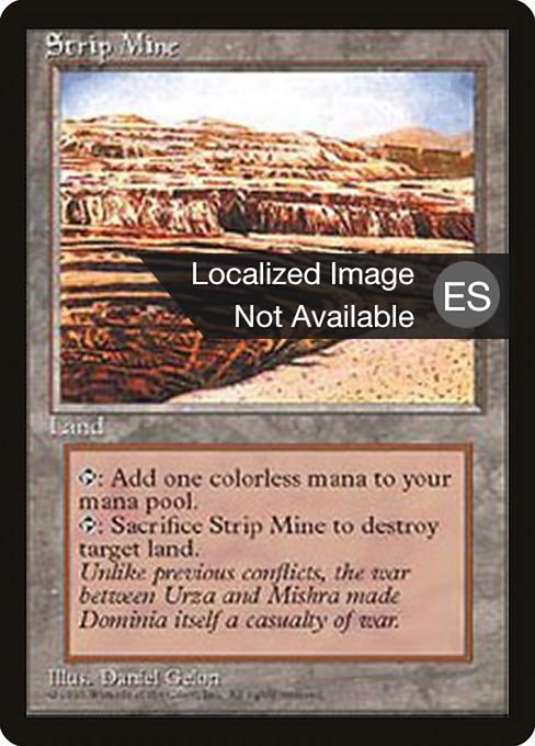 Strip Mine from Fourth Edition Foreign Black Border