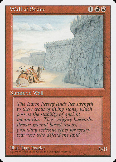Wall of Stone from Fourth Edition