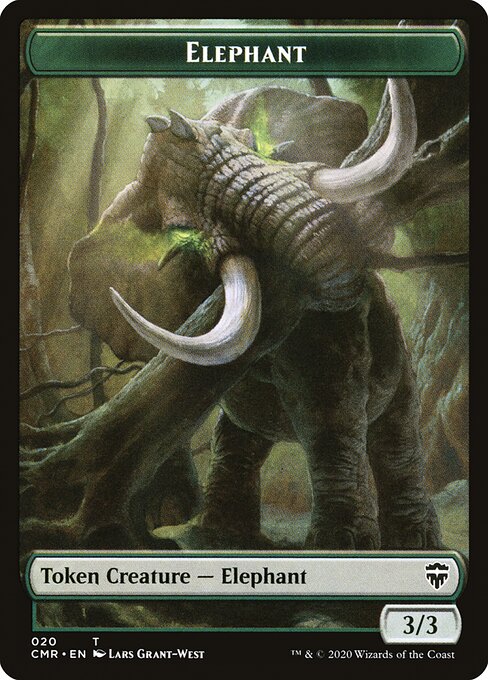 Elephant from Commander Legends Tokens