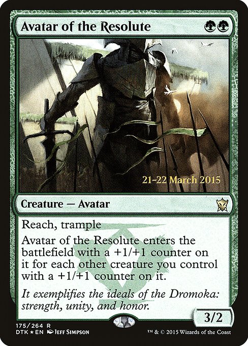 Avatar of the Resolute from Dragons of Tarkir Promos