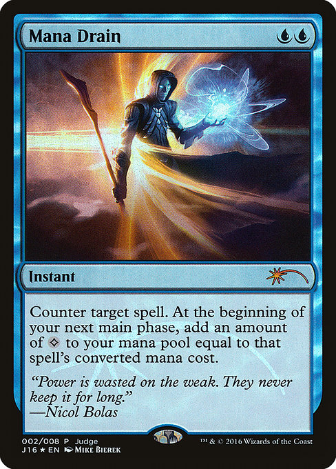 Mana Drain from Judge Gift Cards 2016
