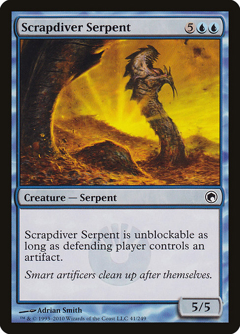 Scrapdiver Serpent from Scars of Mirrodin