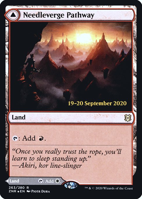 Needleverge Pathway // Pillarverge Pathway from Zendikar Rising Promos