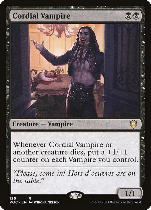 Cordial Vampire from Crimson Vow Commander