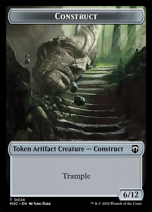 Construct highlighted card art