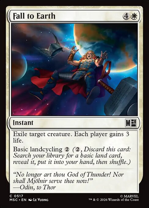 Fall to Earth from Marvel Super Heroes Commander