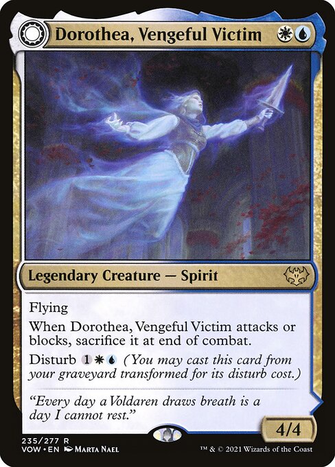 Dorothea, Vengeful Victim // Dorothea's Retribution from Innistrad: Crimson Vow