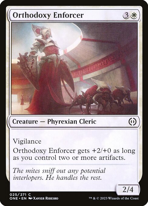 Orthodoxy Enforcer highlighted card art