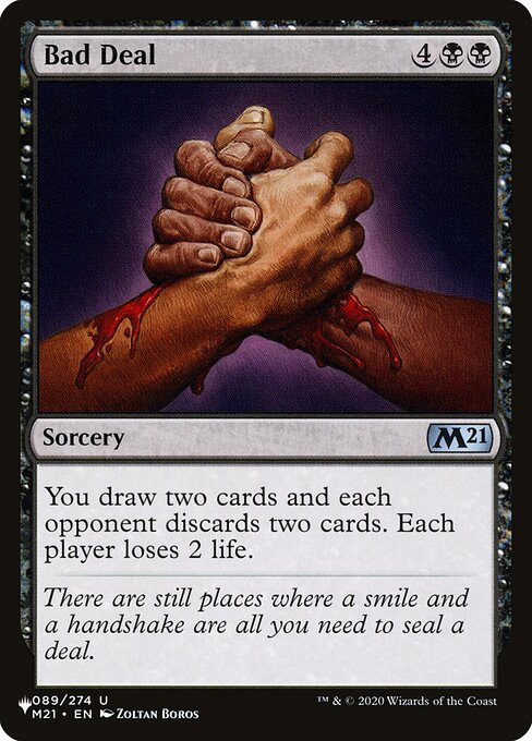 Bad Deal highlighted card art