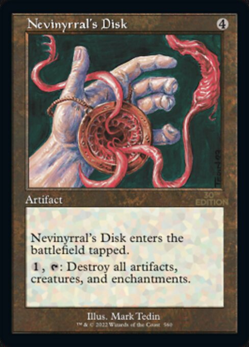 Nevinyrral's Disk from 30th Anniversary Edition
